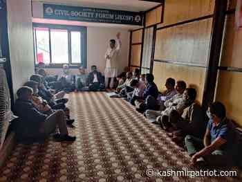 High level meeting of Jammu and Kashmir Civil Society held in Srinagar - Kashmir Patriot