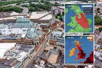Live updates from Watford as heatwave hits with 40C warnings