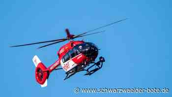 Unfall nahe Bad Wildbad: Motorradfahrer verletzt sich bei Sturz schwer