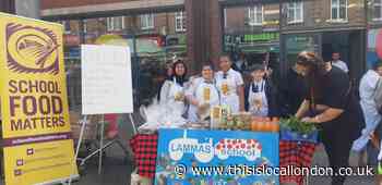 Students turn fruit sellers at Walthamstow Market