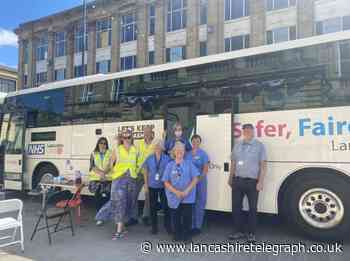 Accrington town centre set for return of coronavirus jab bus