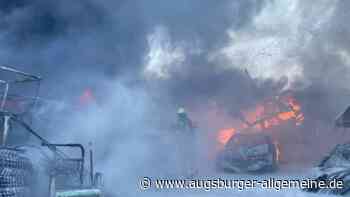 Nach Großbrand in Lechhausen: Polizei schließt Brandstiftung aus