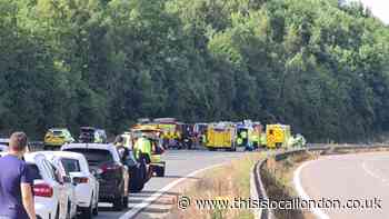 M25 crash: Woman dies after crash near Orpington