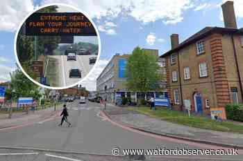 'Extremely high numbers' at Watford General A&E amid heatwave