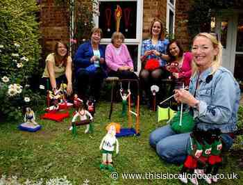 When Walthamstow woman knitted Olympic Games tribute in garden