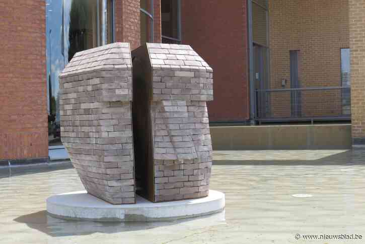 Kunstwerk van 800 bakstenen voor gebouw van Vandersanden