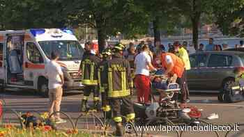Lecco, Incidente sul lungolago Grave una donna in moto - La Provincia di Lecco