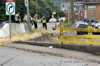 Police vehicle crashes in Abbotsford on way to shots-fired call