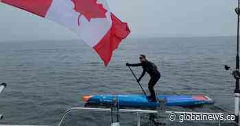 Toronto paddleboarder with disability set to cross fourth of five great lakes in July