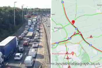 Delays on multiple motorways  after crash involving motorcycle