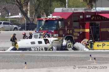 Small planes collide near Las Vegas, killing all four on board