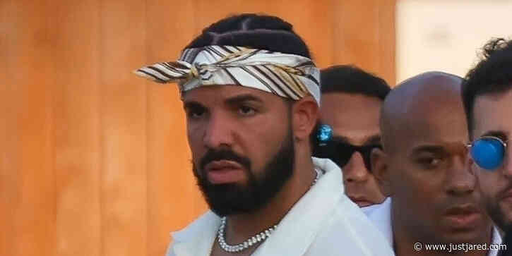 Drake Grabs Dinner with His Friends in Ibiza