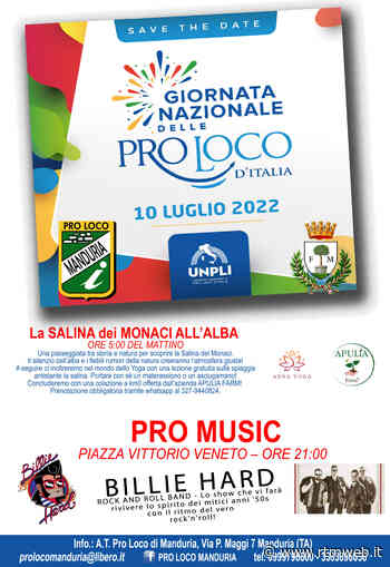 La Giornata Nazionale delle Pro Loco: a Manduria doppio appuntamento - RTM web