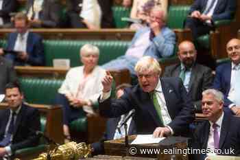 Boris Johnson wins late night confidence vote after bruising Commons debate - Ealing Times