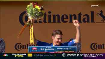 Tour de France 2022: Jasper Philipsen atop podium after Stage 15 win - NBC Sports