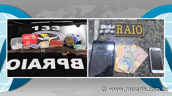 Homem preso e menor apreendido com drogas em Missão Velha e Crato - Site Miséria