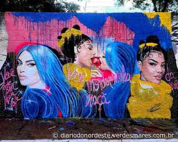 No Crato, Ludmilla e Luisa Sonza visitam mural pintado em homenagem a elas - É Hit - Diário do Nordeste