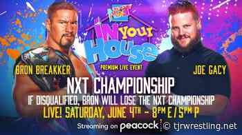 TJR WWE NXT In Your House 2022 Preview – TJR Wrestling - TJR Wrestling