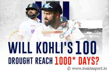 Virat Kohli 100 Drought: 1000 days since last century? will Old Trafford save Kohli from UNWATED RECORD: Follow IND vs ENG LIVE - InsideSport