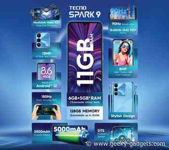 Tecno Spark 9 smartphone unveiled