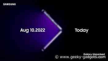 Samsung Galaxy Z Fold 4 launching August 10th
