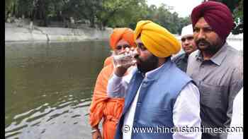 Mann announces campaign to clean rivers, drains across state - Hindustan Times