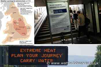 Heatwave worsens in Watford with 40C warnings - live updates