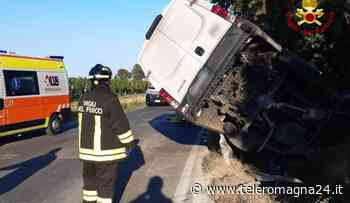 FORLI': Due furgoni si ribaltano dopo uno scontro, 5 feriti | FOTO - Teleromagna24