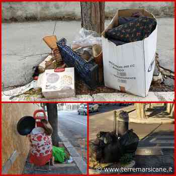 Continua L'abbandono Selvaggio Di Immondizia Ad Avezzano Centro: Pentole E Piatti Scaricati In Via Don Orione » Terre Marsicane - Terre Marsicane
