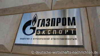 Gazprom macht höhere Gewalt für Gaslieferungen geltend