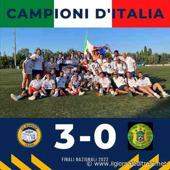 Bunker Trani, è triplete: la squadra tranese vince il titolo italiano - Radio Bombo