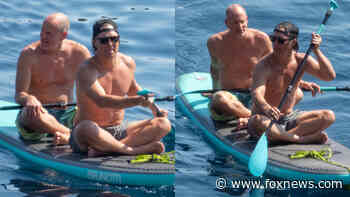 Matthew McConaughey and Woody Harrelson enjoy shirtless paddleboard ride on family vacation in Croatia