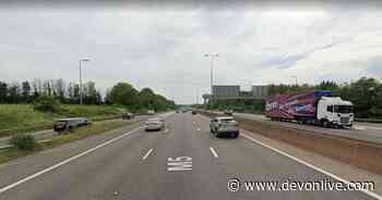 M5 Exeter has lane blocked causing delays and slow traffic - updates - Devon Live
