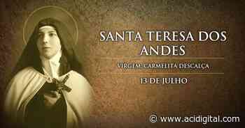 Hoje é celebrada santa Teresa dos Andes, padroeira dos jovens da América Latina - acidigital.com