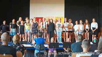Musical am Gymnasium - Balinger Schüler setzen ein Zeichen - Schwarzwälder Bote
