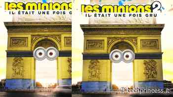 L’Arco di Trionfo diventa un Minion gigante grazie alla realtà aumentata - Tech Princess