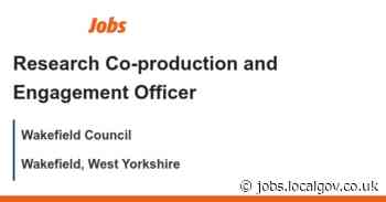 Research Co-production and Engagement Officer job with Wakefield Council | 162015 - jobs.localgov.co.uk