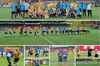 Wakefield's Kews Burrow Charity FC celebrate victory against Scarborough Veterans - Wakefield Express