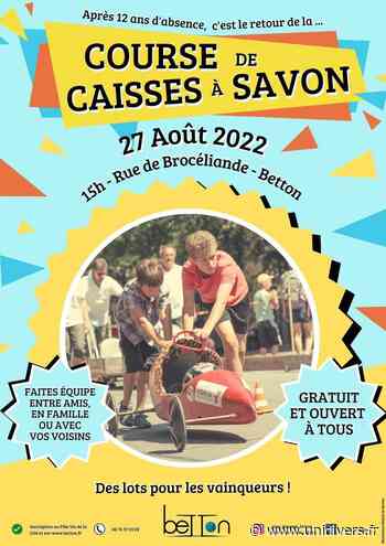 Course de caisses à savon Betton (35) Edition 2022 Rue de Brocéliande, 35830 Betton samedi 27 août 2022 - Unidivers