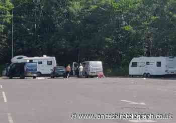 Travellers who pitched up on Witton Park have moved on