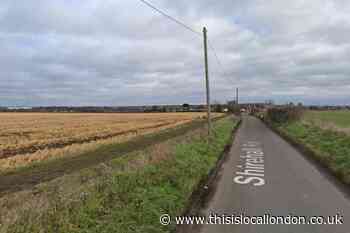 Shirehall Road Dartford: Crop fire 