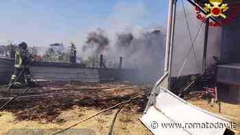 Incendi a Roma e provincia. Fiamme raggiungono capannone, intossicato un uomo
