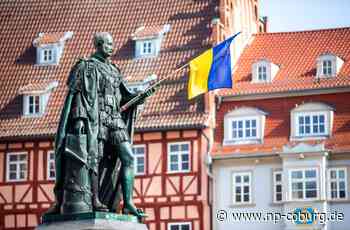 Marktplatz in Coburg - Teenager klauen Ukraine-Flagge - Neue Presse Coburg