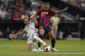 US beats Canada for women’s soccer title, ‘24 Olympic berth