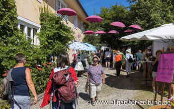 Auf der Sonnenseite - Kunsthandwerkermarkt zieht Besucher an - Allgäuer Zeitung