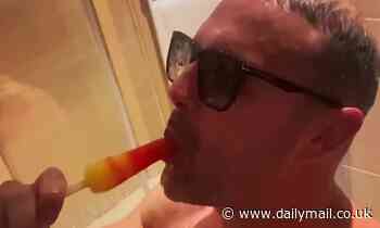 Paddy McGuinness takes cold shower while enjoying ice lolly - amid claims he 'cheated on Christine'