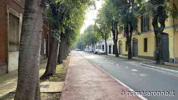 Ciclabile di via Roma da Saronno a Solaro - Prima Saronno