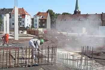 Am Hafenmarkt wird wieder gebaut