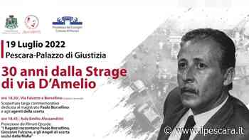 Pescara ricorda Paolo Borsellino a trent'anni dall'omicidio - IlPescara