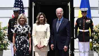 Jill Biden meets Ukraine first lady at the White House